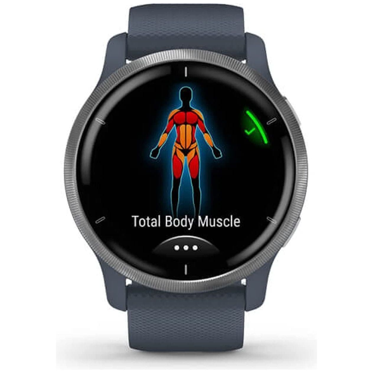 Buy Garmin,Garmin Venu 2 GPS smartwatch with all-day health monitoring, Silver Bezel with Granite Blue Case and Silicone Band - Gadcet.com | UK | London | Scotland | Wales| Ireland | Near Me | Cheap | Pay In 3 |